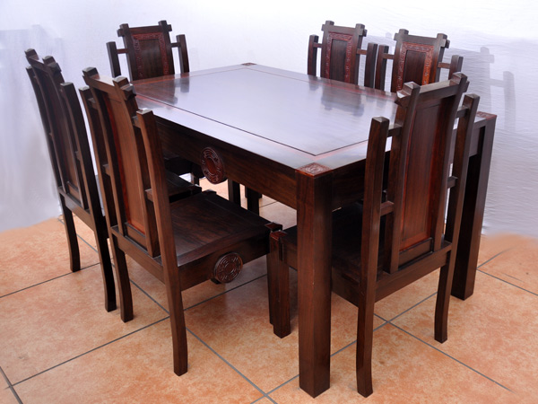 餐桌七件套(锦隆家具)
